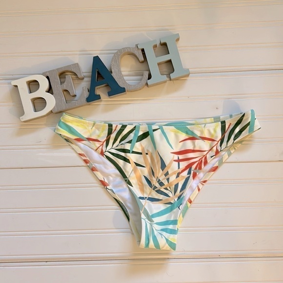 CUPSHE Floral Print Bikini Bottoms | SIZE L - Picture 1 of 6